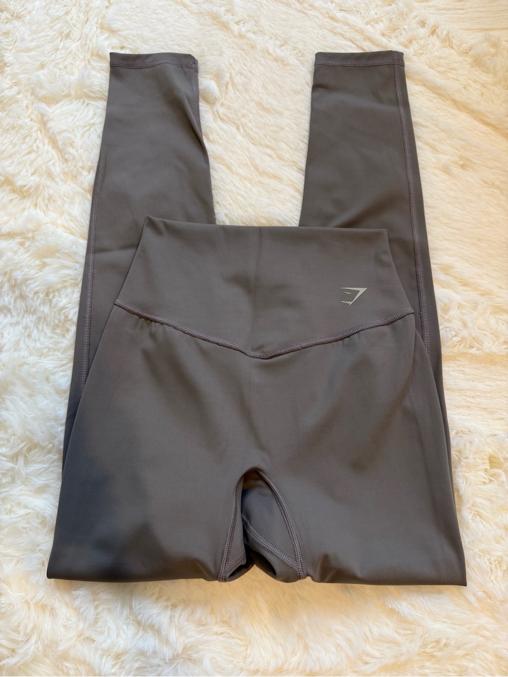 Gymshark High-Waist Light Grey Leggings